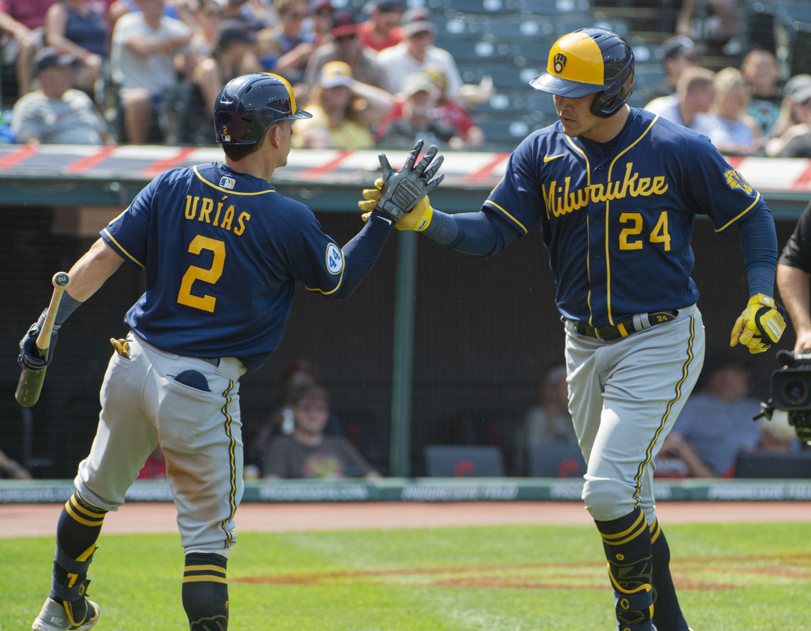 Brewers Indians Baseball
